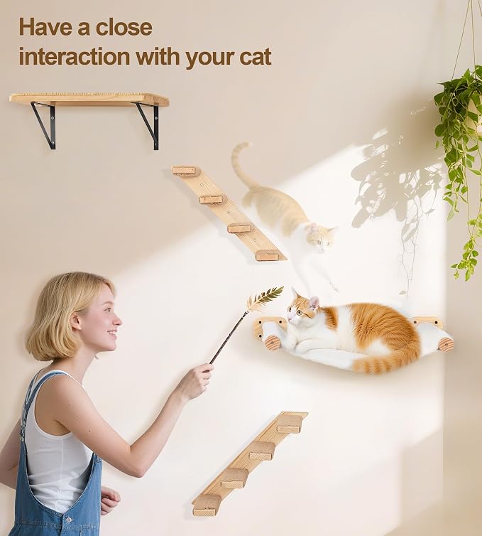 Cat Wall Hammock, Dual-Sided Cat Wall Bed - Image 6