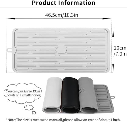 Ptlom Pet Placemat for Dog and Cat, Anti-Slip Waterproof Dogs Feeding Mat - Image 2