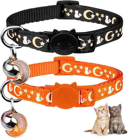 Baeuppit 2PCS Breakaway Cat Collars by Baeuppit
