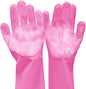 Pet Grooming Gloves, Dog Bathing Gloves by Yintoper