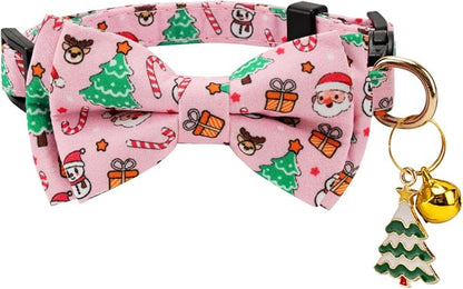 2 Pack Christmas Cotton Cat Collar - Image 4