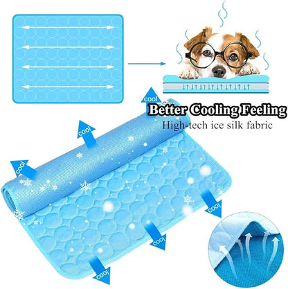 SOMOYA Dog Self Cooling Mat Pet Washable Cooling Pads Blanket Sleeping Kennel - Image 4