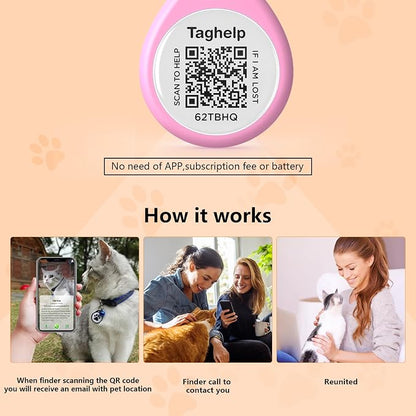 2-Pack QR Code Pet ID Dog cat Tags - Image 3