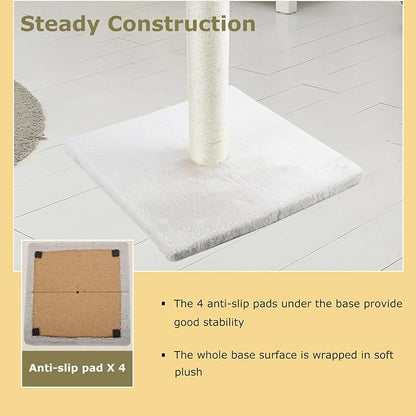 Dimaka 34" Height Tall Cat Scratching Post, Claw Scratcher - Image 4