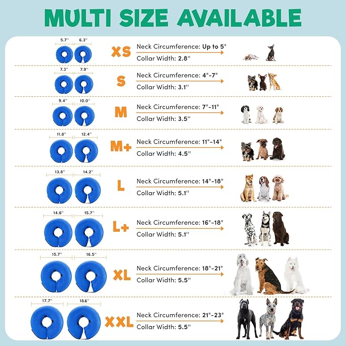 BENCMATE Inflatable Dog Cone Collar Alternative, Soft Dog Cone - Image 6