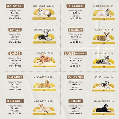 Large Dog Bed Orthopedic Washable - Image 2
