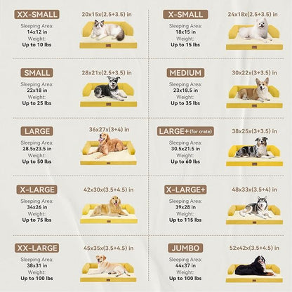 Large Dog Bed Orthopedic Washable | Beds Bolster Pet - Image 3