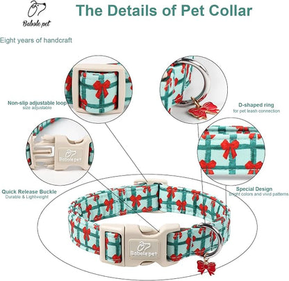 Christmas Dog Collar for Medium Dogs - Image 4