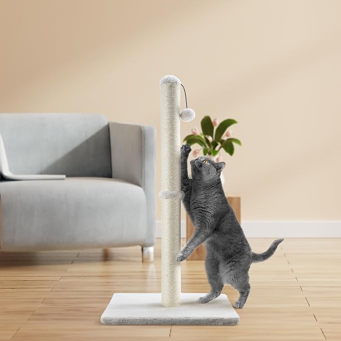 Dimaka 34" Height Tall Cat Scratching Post, Claw Scratcher - Image 6