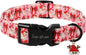Unique Style Paws Christmas Dog Collar, Lightweight & Adjustable Pet Collar by Uniquestylepaws