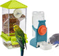 Rypet No Mess Bird Water Feeder Dispenser Set Automatic Bird Feeder by RYPET