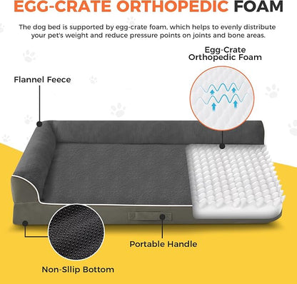 Dog Bed Large Sized Dogs, Orthopedic Dog Bed - Image 2