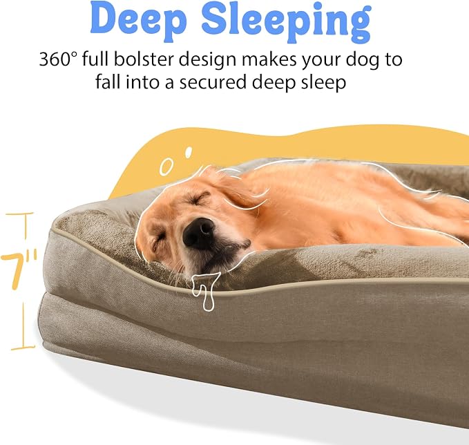 Washable Orthopedic Large Dog Bed - Image 3