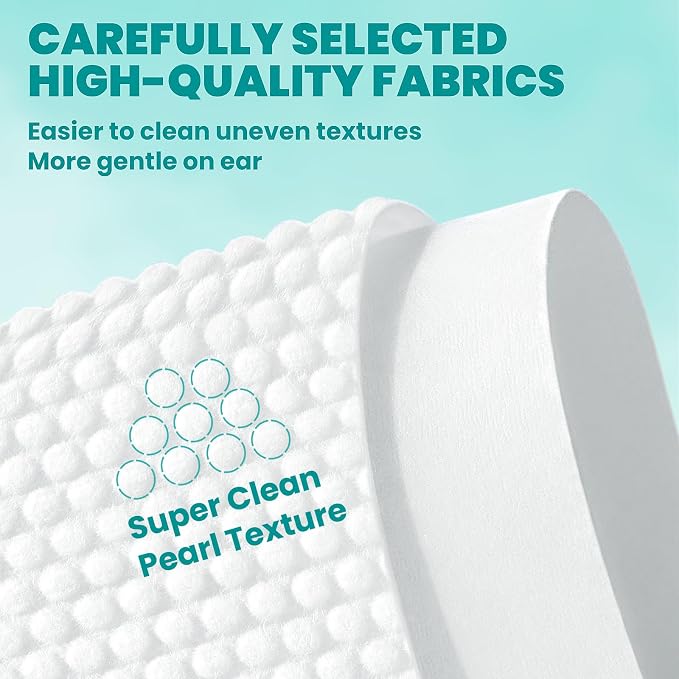 Ear Cleaner Finger Wipes 60 Counts, Dog Ear Cleaner, Grooming Kit Care - Image 6