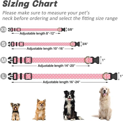 Reflective Dog Collar for Large Dogs, Cute Adjustable Heavy-Duty Nylon Puppy - Image 7
