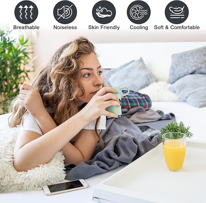 Waterproof Mattress Protector King, Fitted Sheet Style Breathable Mattress Cover - Image 2