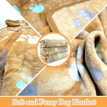 Dog Blankets for Medium Large Dogs Washable, 3 Pack Pet Blanket Washable 41" x - Image 3