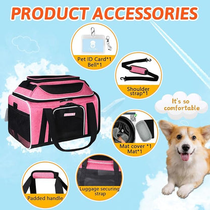 Petskd Top-Expandable Pet Carrier 18x13x9.5 Inches Southwest Airline Approved - Image 7