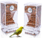Hamiledyi No Mess Bird Cage Feeder 2Pack Automatic Parrot Seed Feeders by Hamiledyi