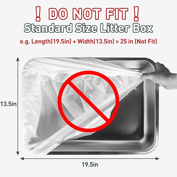 ANWA 120 Count Cat Litter Box Liners - Image 4