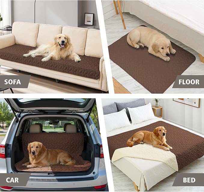 Ameritex Waterproof Pet Bed Cover Anti-Slip Dog Bed Blanket - Image 3