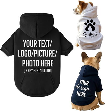 Personalized Name Dog Hoodie, Print Hoodies Pets Name, Custom Pet Memorial by Noni