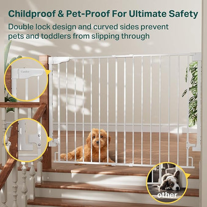 Cumbor 34" Extra Tall Baby Gate - Image 7