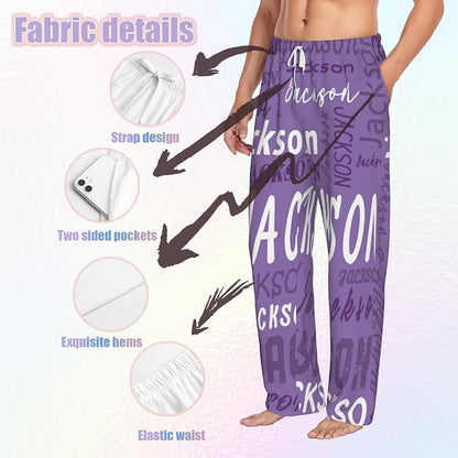 Custom Pajamas Pants Plaid Personalized Funny PJ Pant Design - Image 5