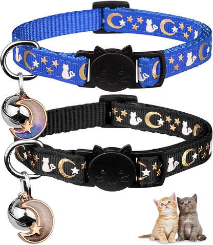 2PCS Breakaway Cat Collars by Baeuppit