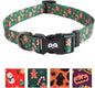 QQPETS Adjustable Soft Dog Collar: Print Flower Pink Multicolor Cute Patterns by QQPETS