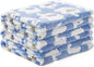 1 Pack 3 Blankets Super Soft Fluffy Premium Cute Elephant Pattern Pet Blanket by luciphia