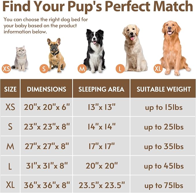 JOLLYVOGUE Calming Dog Bed for Small Dogs - Image 6