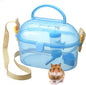 Portable Hamster Cage Syrian Hamster Carry Travel Cage by kathson