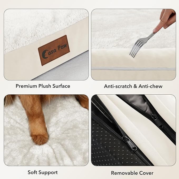 Orthopedic Dog Beds for Extra Large Dogs, Waterproof Egg Crate Foam XL Dog Bed - Image 6