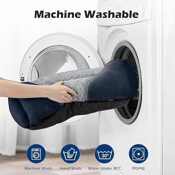 INVENHO Small Dog Bed Rectangle Washable Orthopedic Soft Calming Sleeping - Image 6