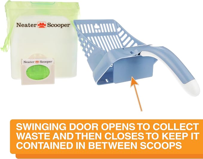 Neater Pet Brands Neater Scooper Standard Cat Litter Scoop, 195 Refill Bags – - Image 3