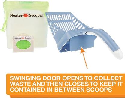Neater Pet Brands Neater Scooper Standard Cat Litter Scoop, 195 Refill Bags – - Image 3