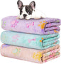 Rezutan 1 Pack 3 Dog Blankets for Small Pet Cat Super Soft Fluffy Premium Throw by Rezutan