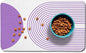 Dog Food Mats for Floors Waterproof, Cat Water Bowl Mats Pet Feeding Absorbent by Zoeeya