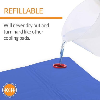 K&H Pet Products Coolin' Pet Pad Blue Small 11 X 15 Inches - Image 3