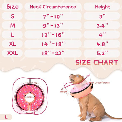 Supet Raised Inflatable Dog Cone Collar to Stop Licking, Soft Dog Cone - Image 6