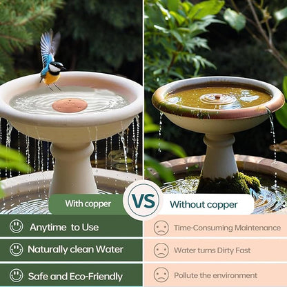 Bird Bath Copper Disk, Copper Bird Bath Purification Disk, Pure Copper Cleaning - Image 2