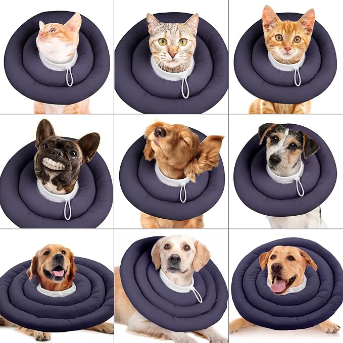 IDOMIK Dog Recovery Collar, Waterproof Soft Dog Cone After Surgery, Comfy - Image 7