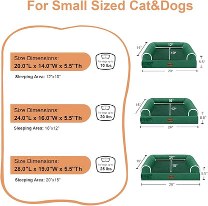 Small Dog Bed Orthopedic Washable: Beds Bolster Small Sized Dogs Bed Egg Crate - Image 6