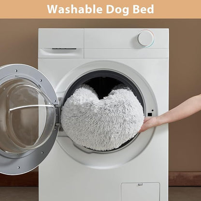 WNPETHOME Calming Dog Bed Cat Bed Donut, Faux Fur Pet Bed Self-Warming Donut - Image 6