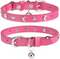 Leather Cat Collars for Boy Girl Cats by DILLYBUD