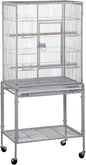 ZENY 53-Inch Bird Flight Cage, Wrought Iron Standing Large by ZENY