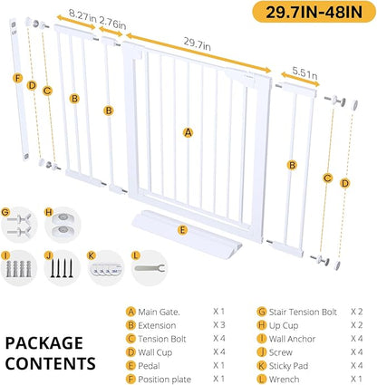Cumbor 2 Pack 29.7"-48" Baby Gate - Image 9