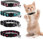 azuza 4 Pack Halloween Kitten Collar Breakaway, Quick Release Safe Buckle by azuza