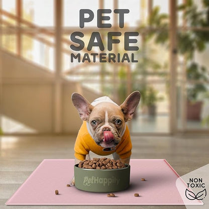 Dog Food Mat - 24x15 Raised Edges Dogs Mat - Image 3